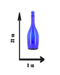 Bottiglia in Vetro Blu 750 ml