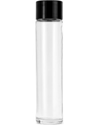 Swan Bottiglia in Vetro forma a tubo modello Kefass con tappo a