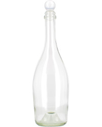 Swan Bottiglia in Vetro Trasparente 750 ml per acqua a collo