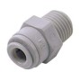 Raccordo innesto rapido maschio dirtto  tubo 3/8" filetto 3/8"