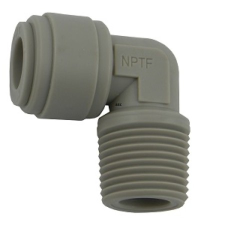 Gomito filettato 1/8'' tubo 1/4''