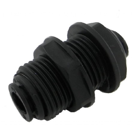 Passaparete innesto rapido tubo 6 mm