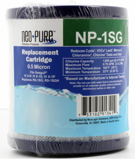 Cartuccia Filtrante per Depuratore Modello NP-1SG Compatibile