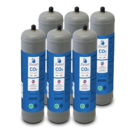 Scatola 6 bombole Co2 Usa e Getta 600 gr Swan Scatola 6 bombole Co2 Usa e Getta 600 gr Swan