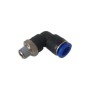 gomito girevole conico 1/8" 8 mm in resina