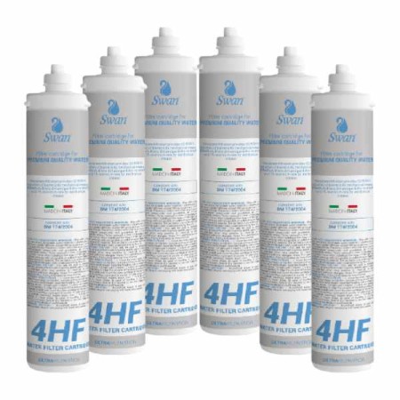 Scatola da 6 pezzi filtro acqua SWAN 4HF