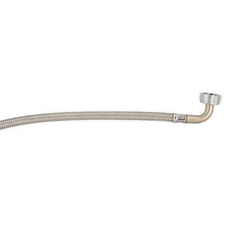 Flessibile inox dn10 m3/8 x f 3/4 curvo lunghezza 100 cm