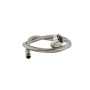 Flessibile inox dn10 m3/8 x f 3/4 curvo lunghezza 100 cm