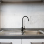 Rubinetto una via Elegance in Acciaio Inox NERO | bellerofonteacqua.com