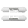 NICEDROP Filtro in Linea Ultrafiltrazione 10" Carbone e Membrana Cava 0,1 Micron 2PZ | Bellerofonteacqua.com