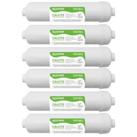 NICEDROP Filtri in Linea per Impianti ad Osmosi - remineralizzante-6PZ