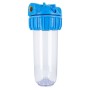 Contenitore tazza porta filtro 10" trasparente ottonata