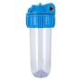 Contenitore tazza porta filtro 10" trasparente ottonata