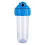 Contenitore tazza porta filtro 10" trasparente ottonata