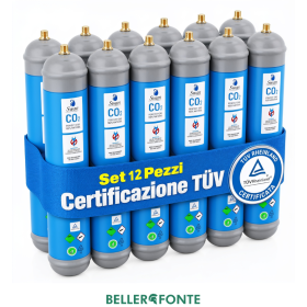 Scatola 12 bombole Co2 Usa e Getta 600 gr Swan