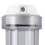 Contenitore filtro acqua 10" trasparente/viola