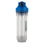 Batteria twin porta filtro 10"  trasparente-trasparente