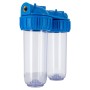 Batteria twin contenitore tazza porta filtro 10"