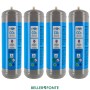 Swan Bombola Co2 1200 gr usa e getta attacco M11x1 per erogatori acqua frizzante 4 Bombole