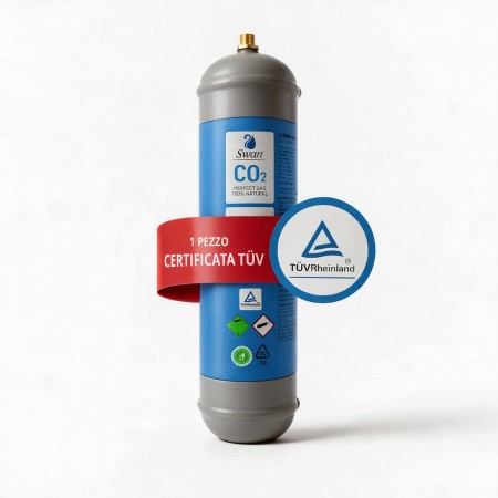 Bombola CO2 Usa e Getta 600 gr Swan | Attacco M11x1