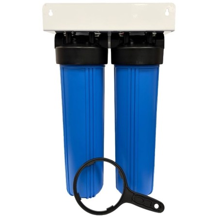 Batteria twin big blue 20 pollici contenitori filtro