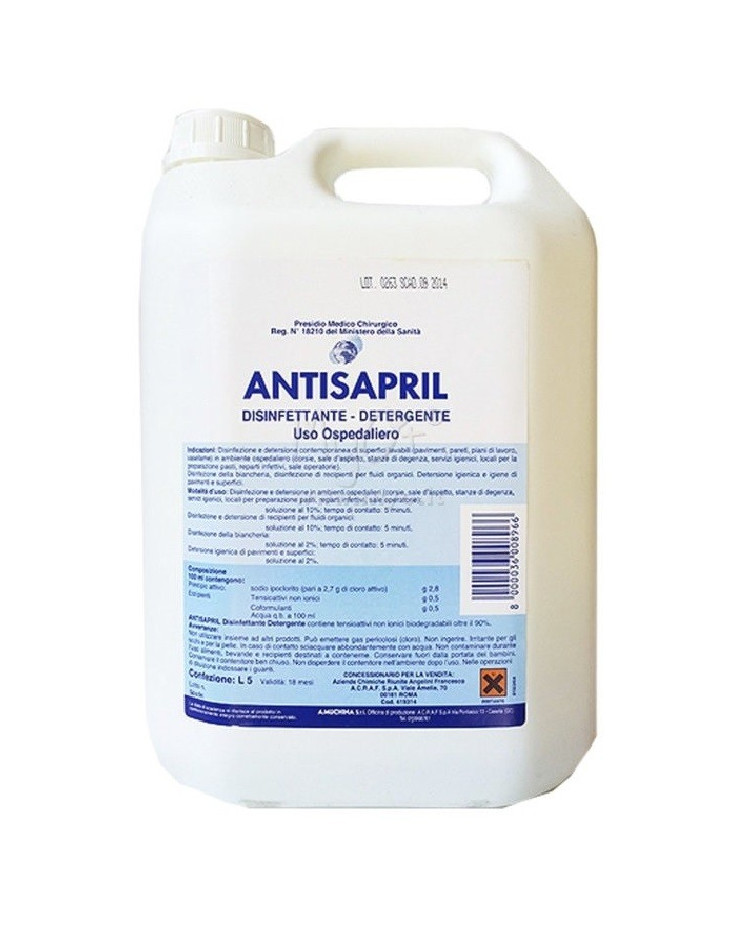 Amuchina Antisapril Disinfettante Detergente LT5